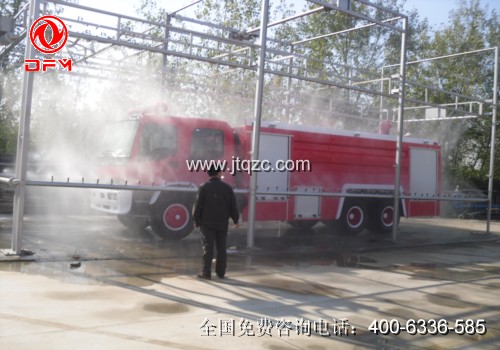 消防車(chē)管路測(cè)試